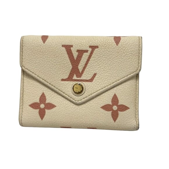 LOUIS VUITTON Portefeuille Victorine Creme/Rose Trianon -499-072125 - Picture 1 of 5